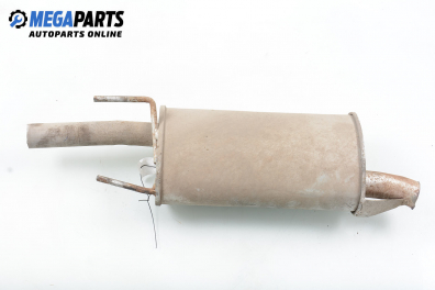 Rear muffler for Opel Corsa B 1.4, 60 hp, 1998