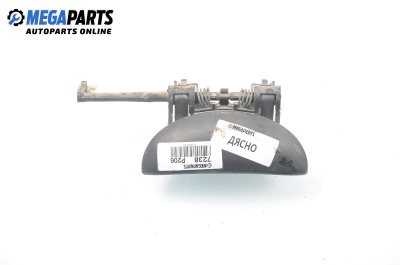 Outer handle for Peugeot 206 1.6, 89 hp, hatchback, 3 doors, 1998, position: right