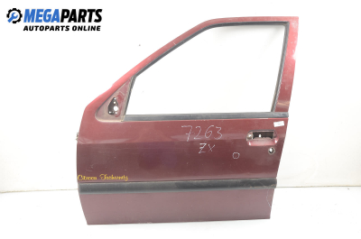 Tür for Citroen ZX 1.9 D, 68 hp, hecktür, 5 türen, 1994, position: links, vorderseite
