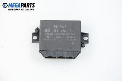 Parking sensor control module for Renault Vel Satis 3.0 dCi, 177 hp automatic, 2003 № 8200 051 286