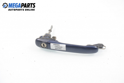 Mâner exterior for Volkswagen Polo (6N/6N2) 1.4, 60 hp, hatchback, 5 uși, 2001, position: dreaptă - fața