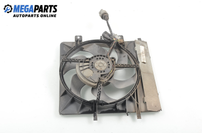 Radiator fan for Citroen C3 Pluriel 1.6, 109 hp, cabrio, 2005