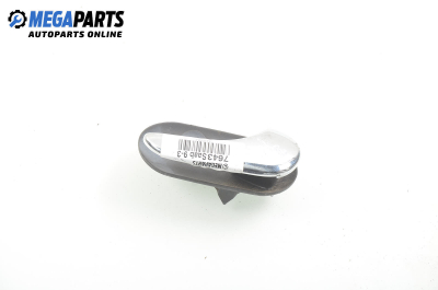 Inner handle for Saab 9-3 2.2 TiD, 115 hp, hatchback, 5 doors, 2000, position: rear - right