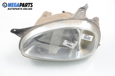 Headlight for Opel Corsa B 1.0 12V, 54 hp, 5 doors, 1998, position: left Valeo