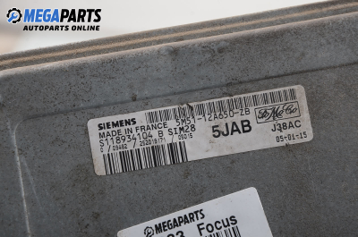 ECU for Ford Focus II 1.6, 100 hp, hatchback, 5 doors, 2005