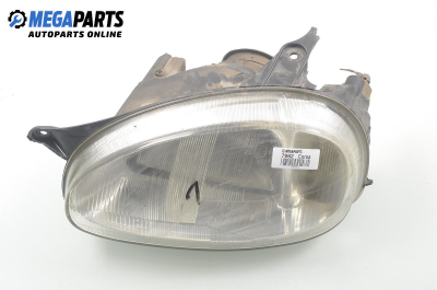 Headlight for Opel Corsa B 1.4 Si, 82 hp, 3 doors, 1993, position: left