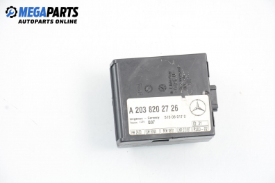 Anti theft alarm lock for Mercedes-Benz S-Class W220 5.0, 306 hp automatic, 2001