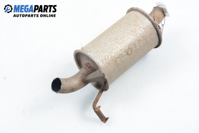 Muffler for Ford Fiesta III 1.4, 73 hp, 1989