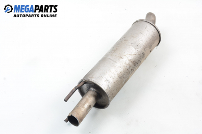 Muffler for Opel Astra F 1.7 D, 60 hp, station wagon, 1993