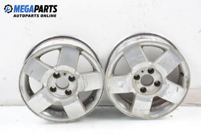 Alloy wheels for Renault Clio II (1998-2005) 14 inches, width 6.5 (The price is for two pieces)