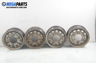 Steel wheels for Ford Transit (1987-2000) 15 inches, width 6 (The price is for the set)
