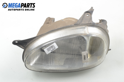 Headlight for Opel Corsa B 1.4, 54 hp, 3 doors, 1994, position: left Valeo