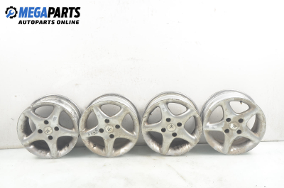 Alloy wheels for Citroen ZX (1991-1998) 14 inches, width 6 (The price is for the set)