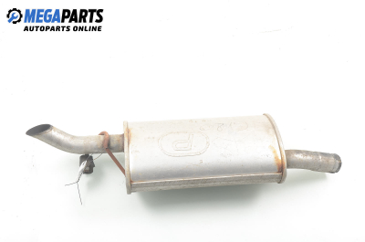 Rear muffler for Ford Fiesta III 1.1, 50 hp, 1991