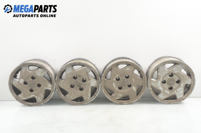 Alloy wheels for Peugeot 106 (1991-1996) 13 inches, width 5 (The price is for the set)