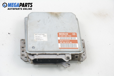 ECU for Peugeot 306 1.4, 75 hp, hecktür, 5 türen, 1993