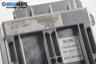 ECU for Peugeot 306 1.4, 75 hp, hatchback, 5 uși, 2000