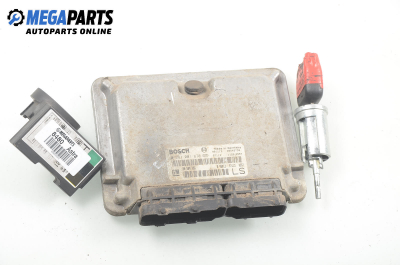 ECU mit zündschlüssel und wegfahrsperre for Opel Astra G 1.7 TD, 68 hp, combi, 1999