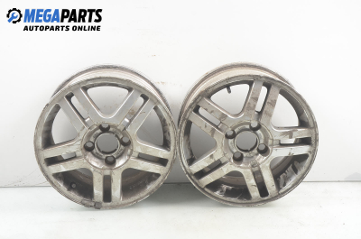 Alloy wheels for Ford Focus I (1998-2004) 15 inches, width 6 (The price is for two pieces)