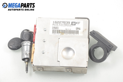 ECU incl. ignition key and immobilizer for Opel Tigra 1.4 16V, 90 hp, 1995