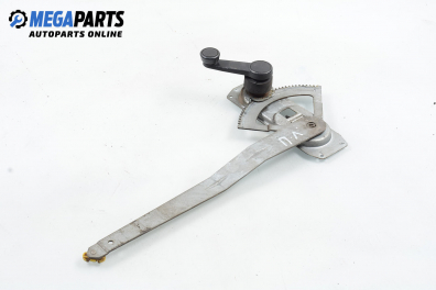Macara geam cu acționare manuală for Ford Transit 2.5 DI, 69 hp, товарен, 1996, position: stânga - fața