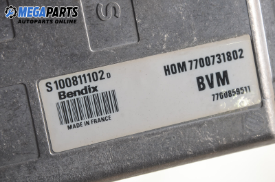ECU for Renault 19 1.7, 73 hp, hatchback, 5 uși, 1992