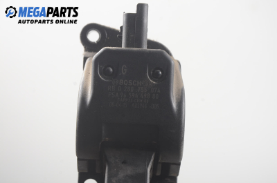 Potentiometer gaspedal for Peugeot 206 1.4 HDi, 68 hp, lkw, 2008