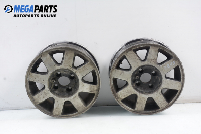 Alloy wheels for Peugeot 306 (1993-2001) 15 inches, width 6 (The price is for two pieces)