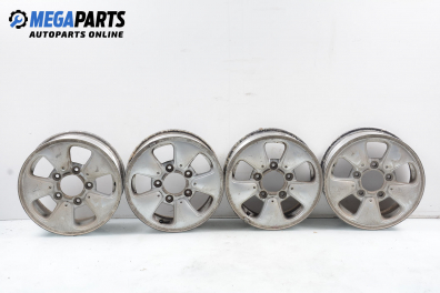 Alloy wheels for Kia Sportage I (JA) (1993-2004) 15 inches, width 6, ET 5 (The price is for the set)