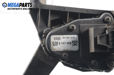 Accelerator potentiometer for Opel Astra G 1.4 16V, 90 hp, sedan, 2005
