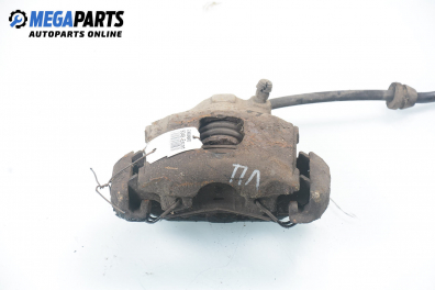 Caliper for Ford Escort 1.4, 73 hp, hatchback, 3 doors, 1989, position: front - left