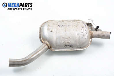 Muffler for Mercedes-Benz 124 (W/S/C/A/V) 2.0, 122 hp, sedan, 1989