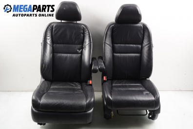 Leather seats with electric adjustment for Honda CR-V III (RE1–RE5, RE7) 2.2, 140 hp, 2009