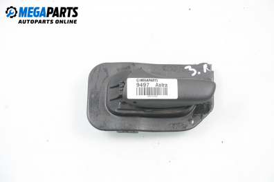 Inner handle for Opel Astra F 1.4 Si, 84 hp, sedan automatic, 1994, position: rear - left