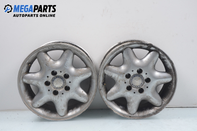 Alloy wheels for Mercedes-Benz C-Class 202 (W/S) (1993-2000) 15 inches, width 6 (The price is for two pieces)