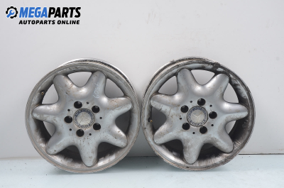 Alloy wheels for Mercedes-Benz C-Class 202 (W/S) (1993-2000) 15 inches, width 6 (The price is for two pieces)
