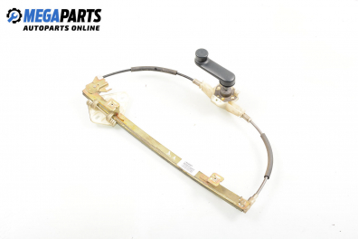 Macara geam cu acționare manuală for Renault Megane I 1.9 D, 64 hp, hatchback, 5 uși, 1997, position: stânga - spate