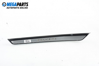 Door sill scuff for Peugeot 607 2.7 HDi, 204 hp automatic, 2005, position: rear - left