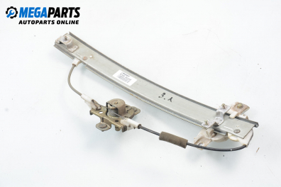 Manual window lifter for Hyundai Accent 1.3 12V, 84 hp, hatchback, 5 doors, 1996, position: rear - left