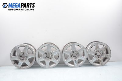 Alloy wheels for Opel Corsa B (1993-2000) 14 inches, width 6 (The price is for the set)