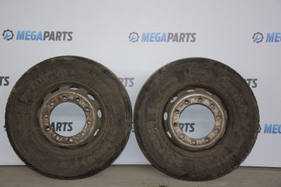 Set de roți din oțel cu pneuri for Iveco Stralis (2002- ), camion