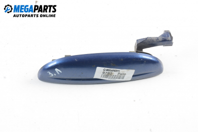 Outer handle for Fiat Palio 1.6 16V, 100 hp, station wagon, 1998, position: rear - left