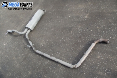 Rear muffler for Opel Vivaro 1.9 DI, 80 hp, 2002