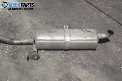 Rear muffler for Peugeot 307 1.6 HDI, 90 hp, station wagon, 2006