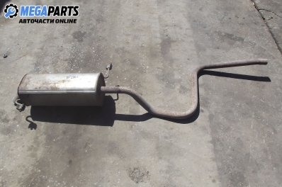 Muffler for Ford Fiesta VI 1.4 TDCi, 70 hp, hatchback, 2010