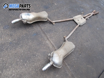 Muffler for Audi A6 Allroad 2.5 TDI Quattro, 180 hp automatic, 2000