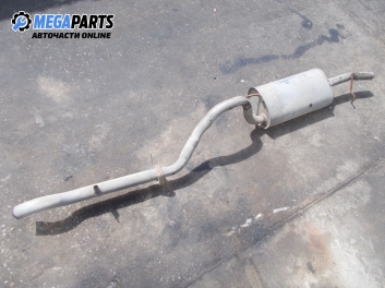 Muffler for Mitsubishi Pajero II 2.8 TD, 125 hp automatic, 1999, position: rear