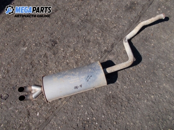 Muffler for Audi 80 (B4) 1.9 TDI, 90 hp, sedan, 1992, position: rear