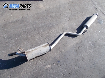 Muffler for Fiat Punto 1.1, 54 hp, 1997