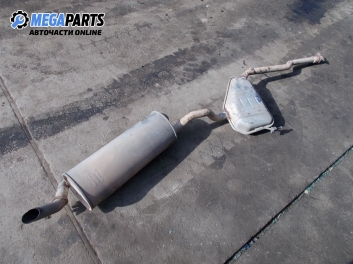 Muffler for Fiat Marea 1.6 16V, 103 hp, sedan, 1999